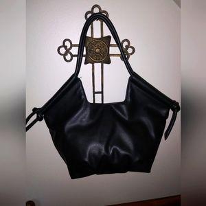 ELIZABETH & JAMES BLACK HOBO KNOT BAG
